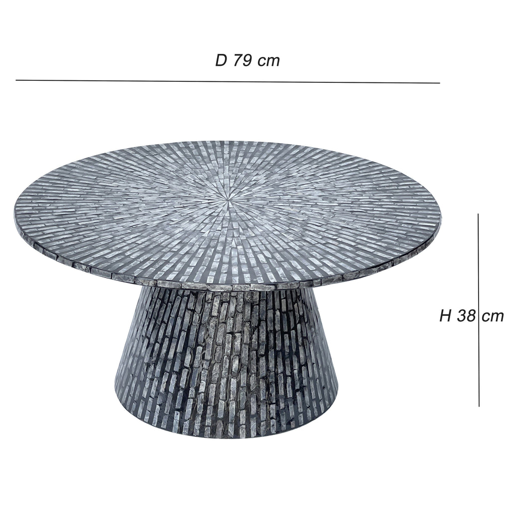 TRIDENT Mother of Pearl Artisan Coffee Table