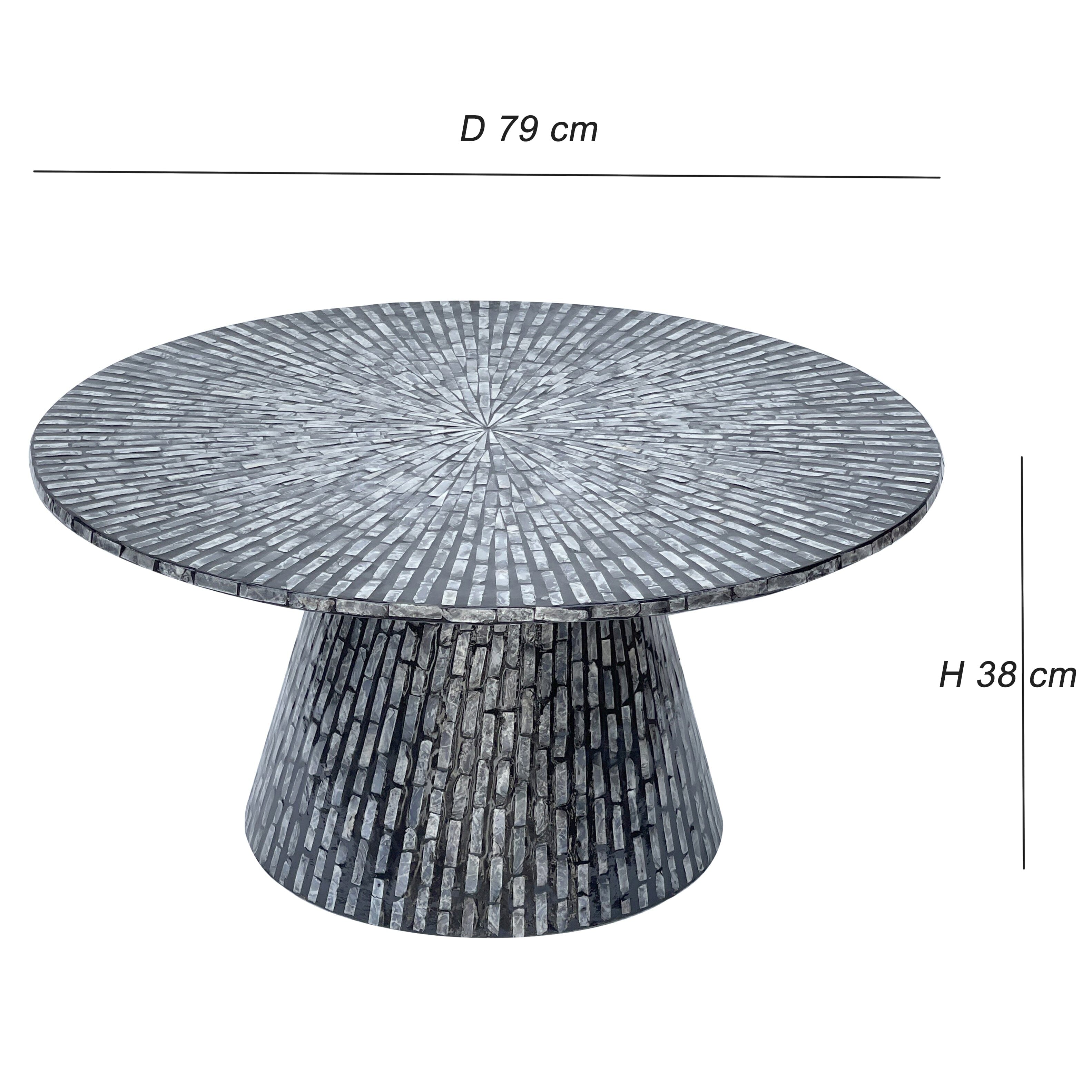 TRIDENT Mother of Pearl Artisan Coffee Table