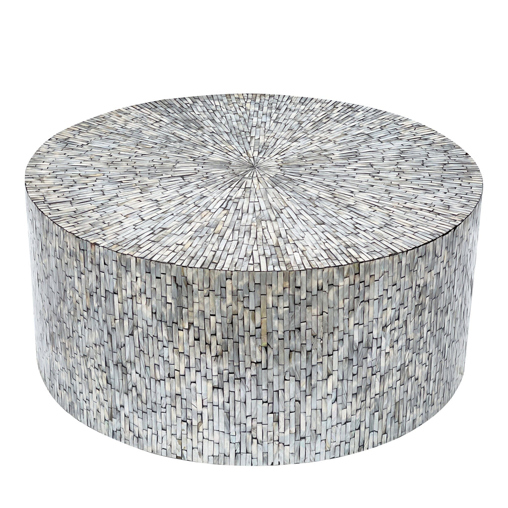 Mont Blanc Handcrafted Mother of Pearl Coffee Table