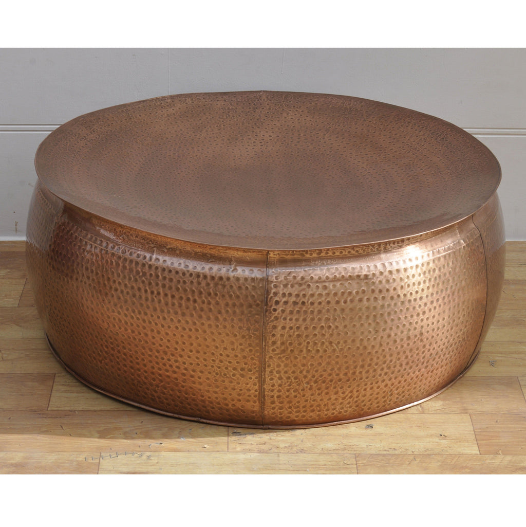 Hammered Bronze Look Coffee Table