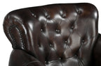 Chocolate Leather Armchair: Classic Elegance Redefined