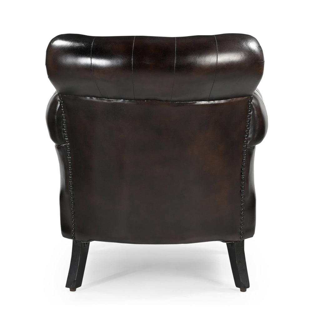 Chocolate Leather Armchair: Classic Elegance Redefined
