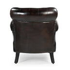 Chocolate Leather Armchair: Classic Elegance Redefined