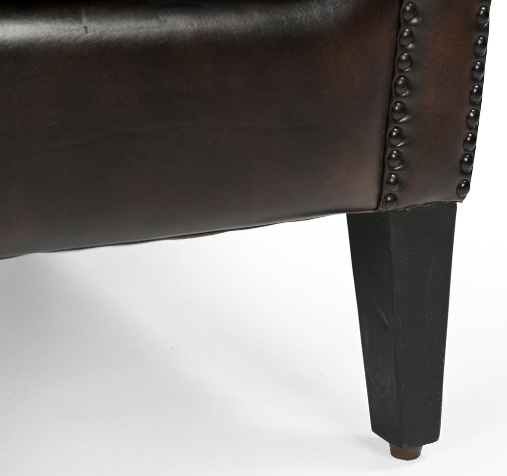 Chocolate Leather Armchair: Classic Elegance Redefined