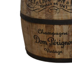 Cylindrical Moet Chandon Leather Ottoman