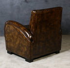 ARMSTRONG Luxury Buffalo Hide Leather Armchair