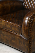 ARMSTRONG Luxury Buffalo Hide Leather Armchair