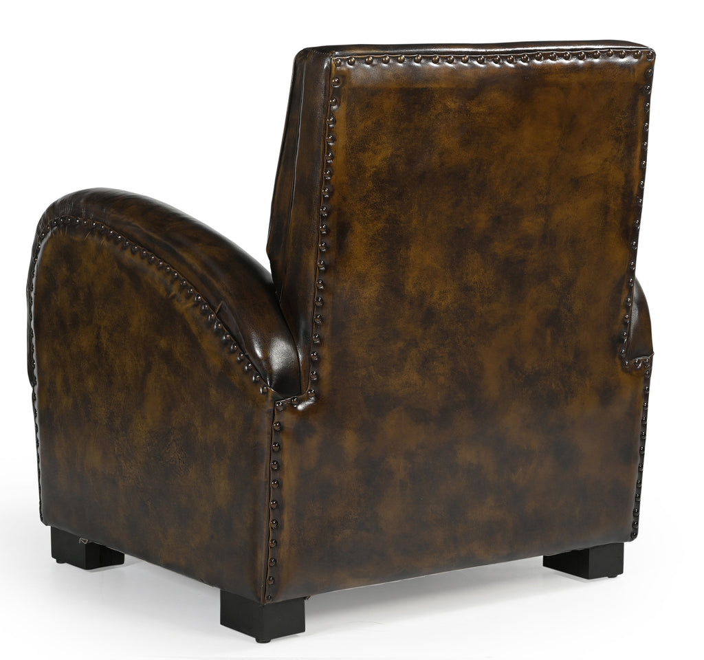 ARMSTRONG Luxury Buffalo Hide Leather Armchair