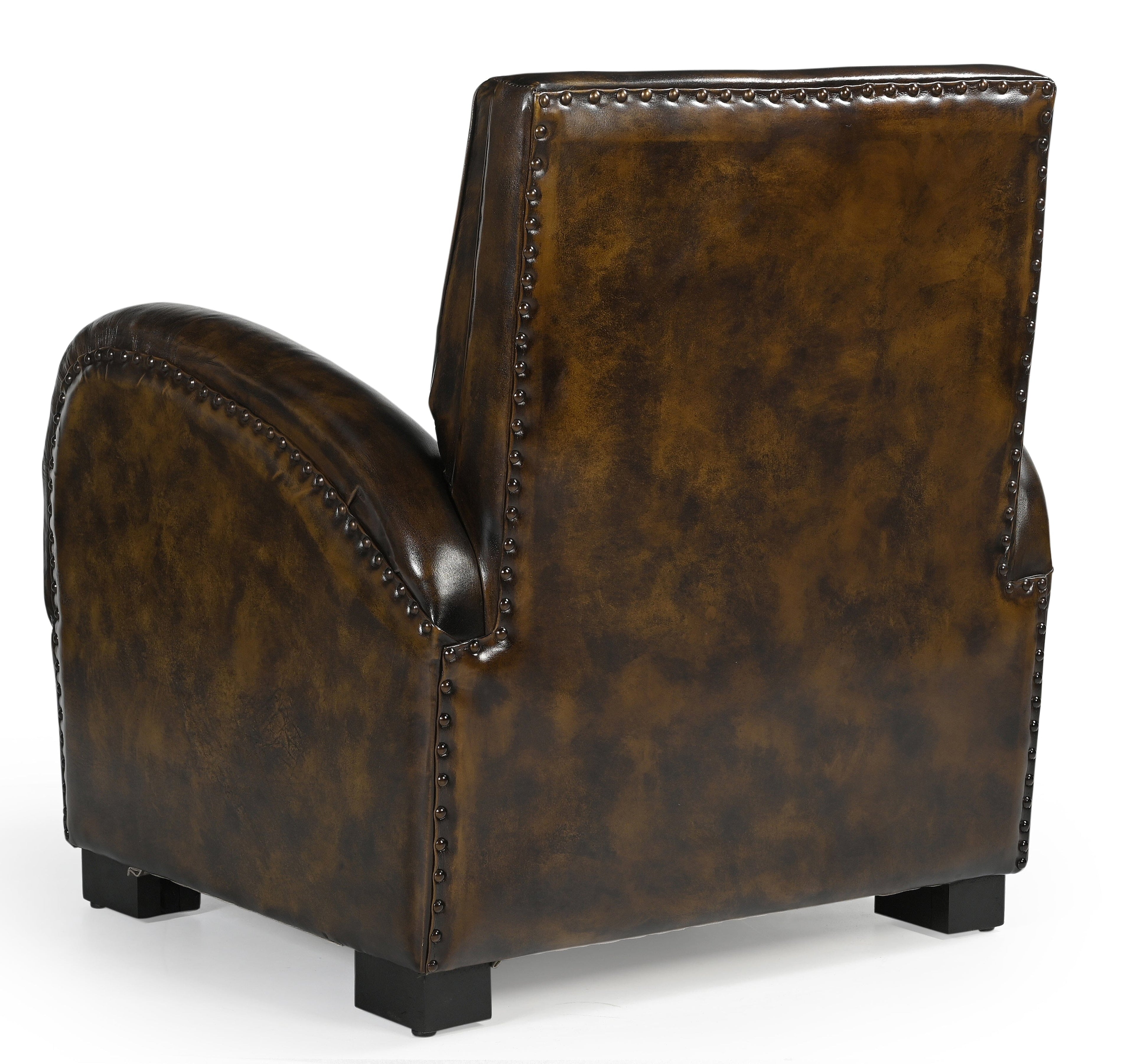 ARMSTRONG Luxury Buffalo Hide Leather Armchair