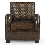 ARMSTRONG Luxury Buffalo Hide Leather Armchair
