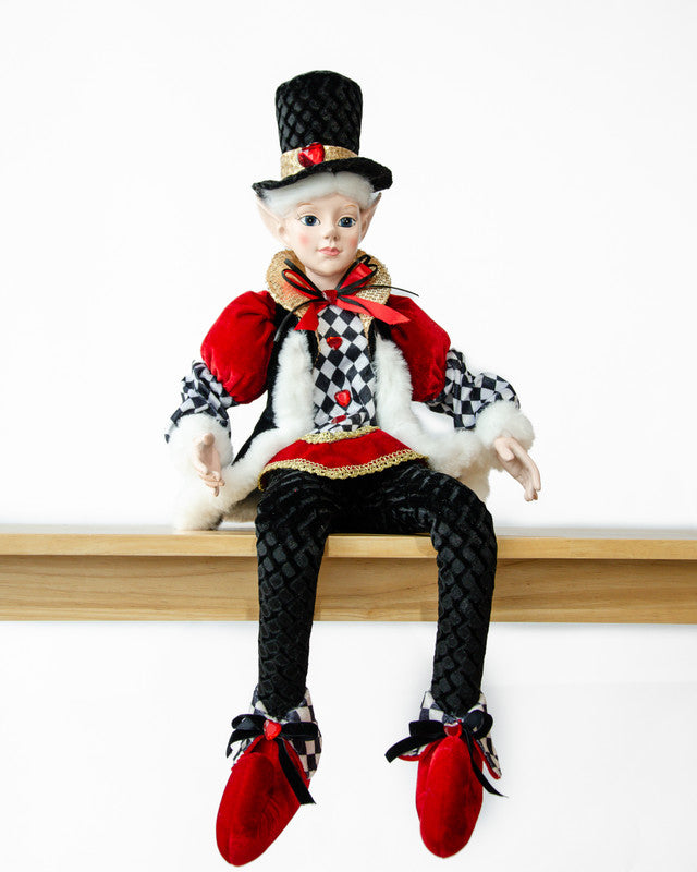 Luxury Carolling Elf Decoration - 65cm