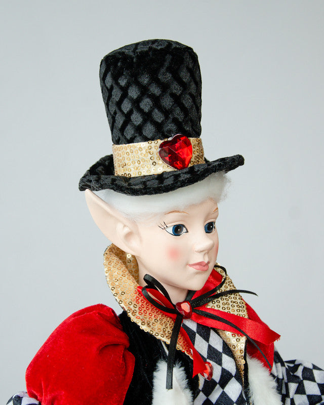 Luxury Carolling Elf Decoration - 65cm