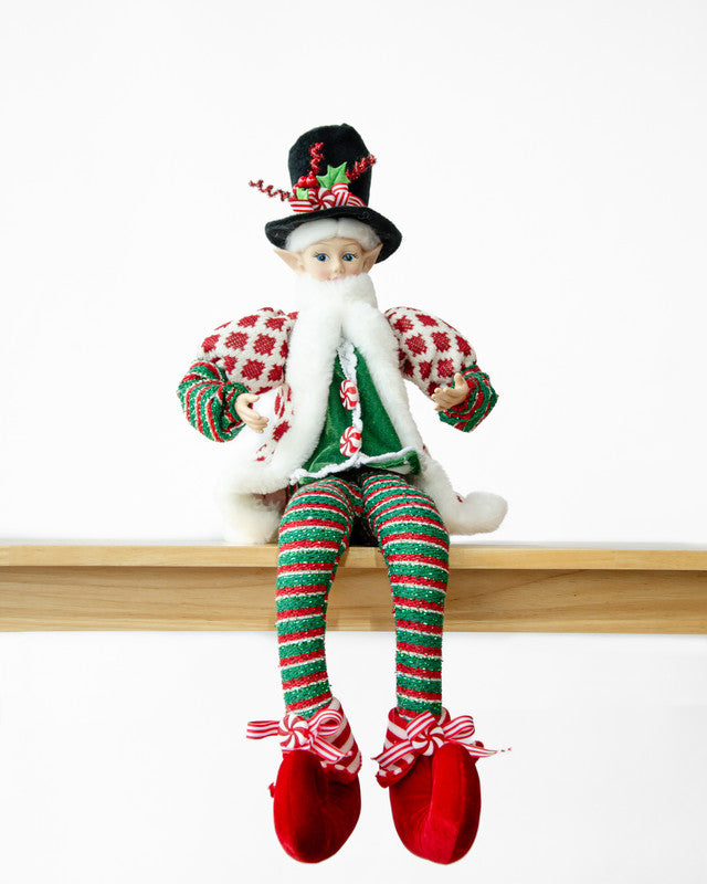 Traditional 65cm Luxury Christmas Caroler Elf