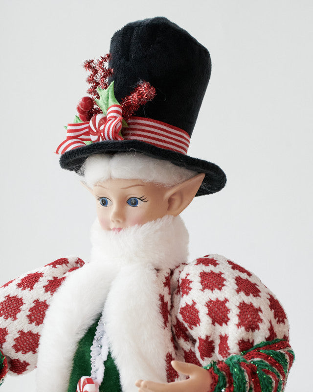 Traditional 65cm Luxury Christmas Caroler Elf