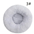 Calming Faux Fur Round Pet Bed