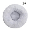 Calming Faux Fur Round Pet Bed