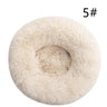 Calming Faux Fur Round Pet Bed