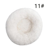 Calming Faux Fur Round Pet Bed