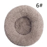 Calming Faux Fur Round Pet Bed