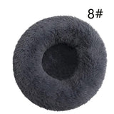 Calming Faux Fur Round Pet Bed