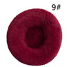 Calming Faux Fur Round Pet Bed