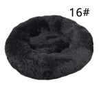 Calming Faux Fur Round Pet Bed