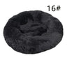 Calming Faux Fur Round Pet Bed