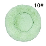 Calming Faux Fur Round Pet Bed