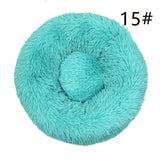 Calming Faux Fur Round Pet Bed