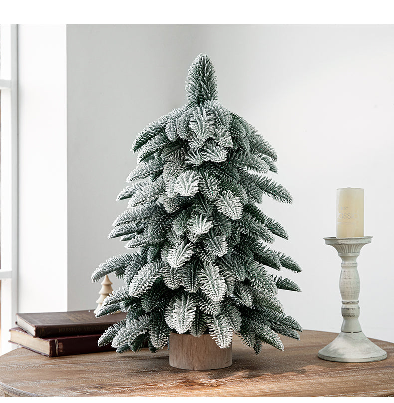 Snow-Covered 55cm Mini Christmas Tree