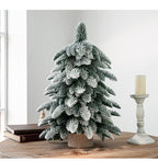 Snow-Covered 55cm Mini Christmas Tree