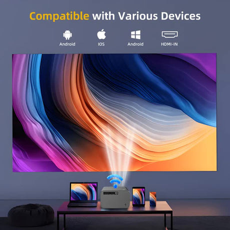 P20 1080P Smart Projector with 4K Support