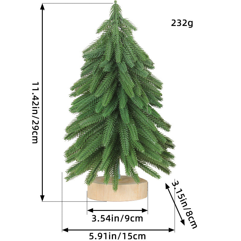Elegant 11.42 Inch Miniature Pine Tree