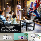 Wi-Fi Portable Mini Projector for Home and Office