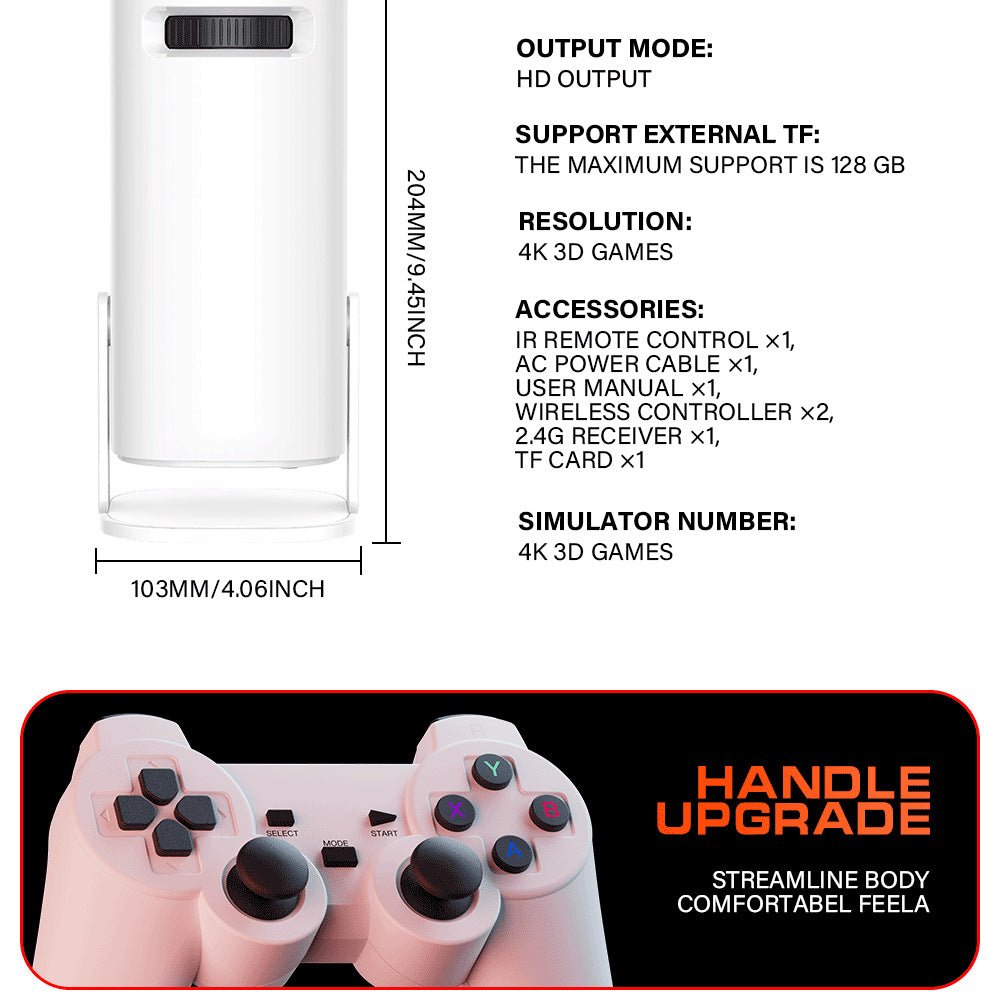 P30 Max 4K Ultra HD Projector with 3D Gaming