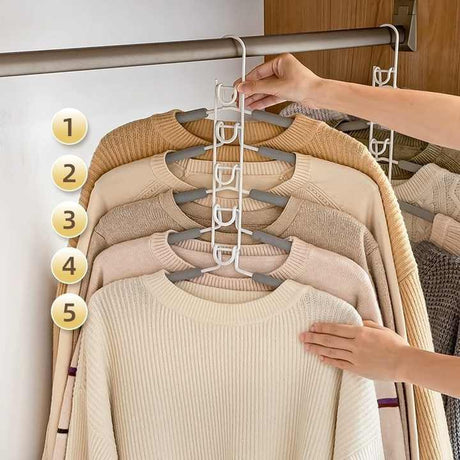Multi-Layer Foam Hanger - Space-Saving Organizer