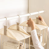 Grey Multi-Layer Dustproof Hanging Storage Bag