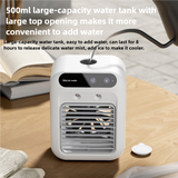 Portable Mini Air Cooler L7 with Humidifier and 500ml Water Tank