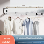 Wall-Mounted Foldable Clothes Drying Rack