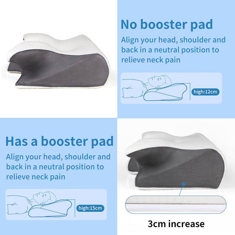 Ergonomic Memory Foam Contour Pillow
