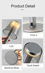 Stylish Touch Control LED Desk Lamp