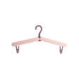 Portable Pink Travel Hanger with Hidden Clips