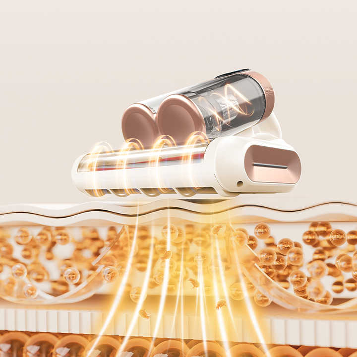 Cordless Mite Vacuum Cleaner with LED Display