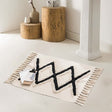 Handwoven Cotton Tassel Floor Rug 60x90cm