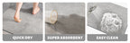 Quick-Dry Absorbent Non-Slip Bath Rug for Bathroom, Kitchen & Entryway - Durable
