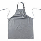 Grey Waterproof & Oil-Proof Apron - Adjustable Kitchen Apron with Pockets