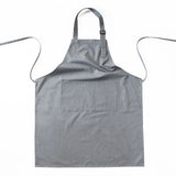 Grey Waterproof & Oil-Proof Apron - Adjustable Kitchen Apron with Pockets