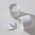 (Fresh blue wind chimes)Scented Candle - Soy Wax Candle in Ceramic Pot