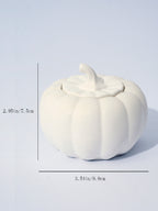 (English Pear Freesia)Ceramic Pumpkin Candle with Lid - Home Decor and Gift Ideas