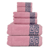 Luxury Cotton Towel Set - 6-Piece Highly Absorbent Bath & Hand Towels Collection